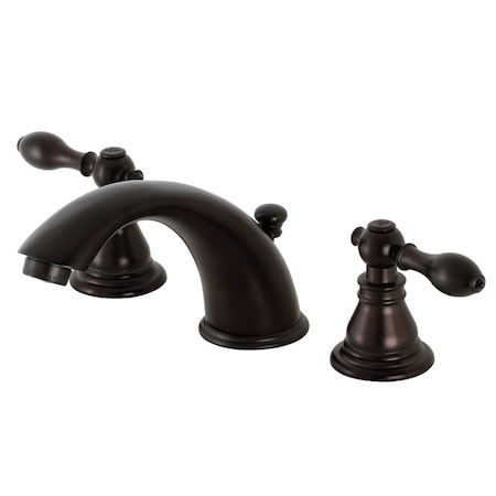 Kingston Brass KB965ACL Widespread Bathroom Faucet with Retail Pop-Up, Oil Rubbed Bronze KB965ACL